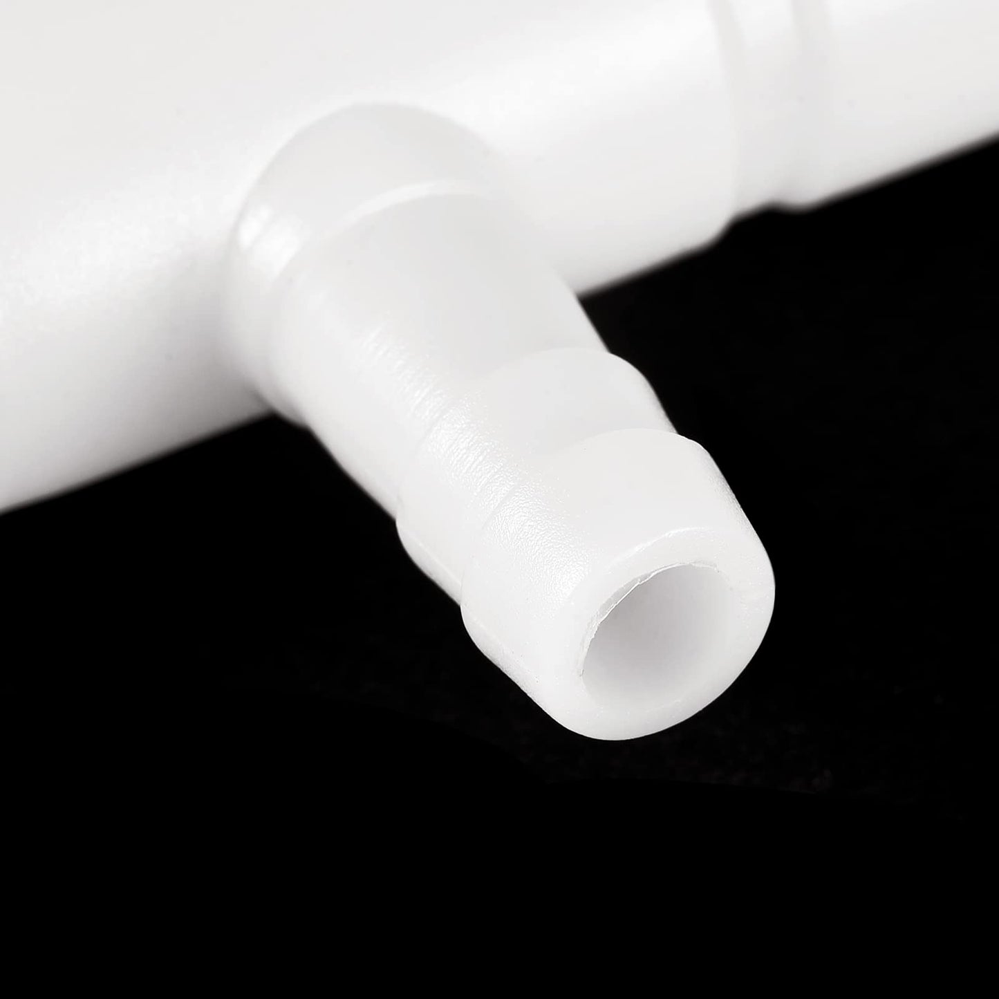 uxcell 5Pcs 8mm to 5.5mm 3 Ways Air Line Tubing Splitter Connector Fish Tank Oxygen Pipe Air Tubing Adapter for Aquarium, White