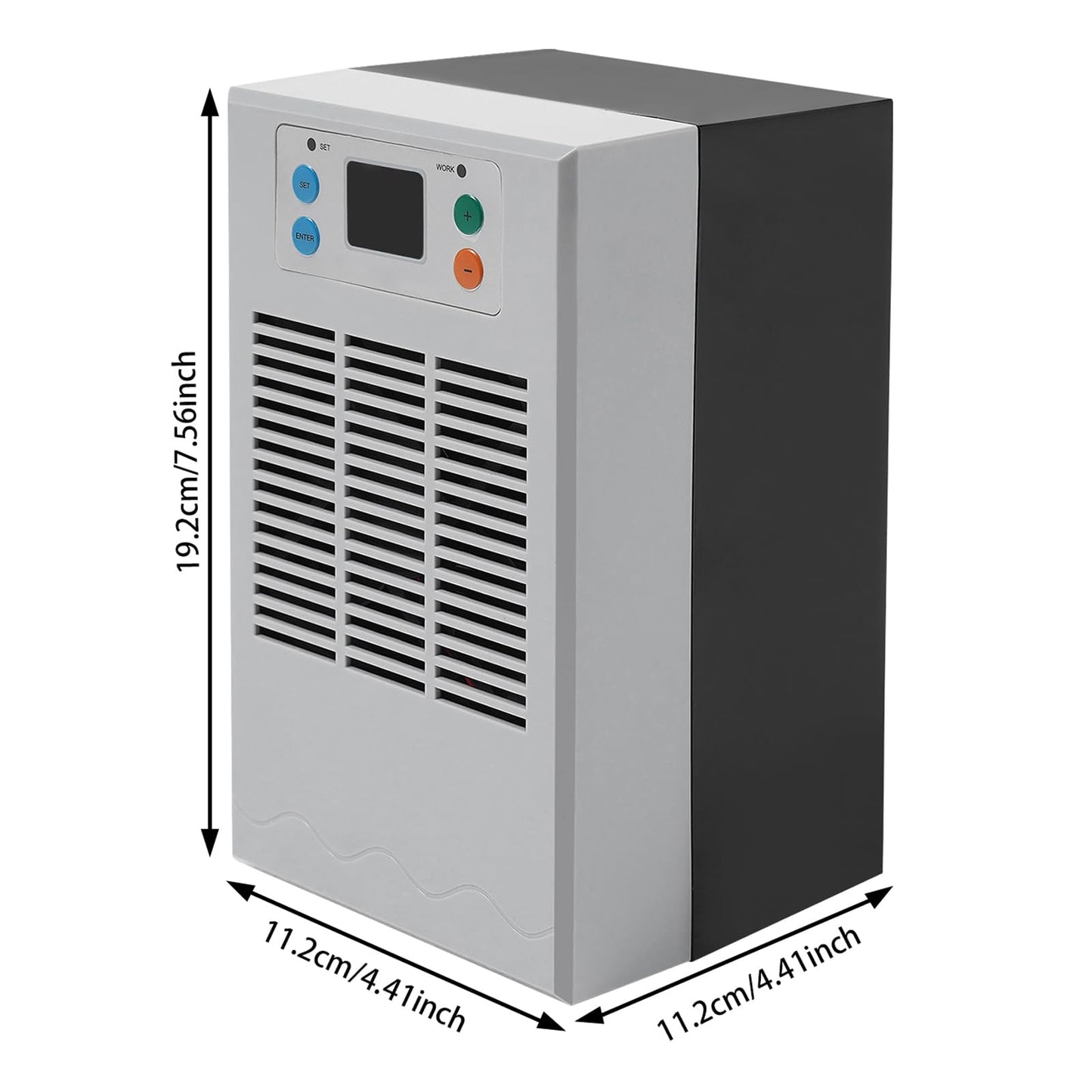 Jiabailie Aquarium Chiller,30L/7.93GAL Water Chiller for Fish Tank w/Water Pump,100W Hydroponics Water Cooler Fish Tank Chiller Constant Temperature Cooling System for Fish Tank,Jellyfish,Coral