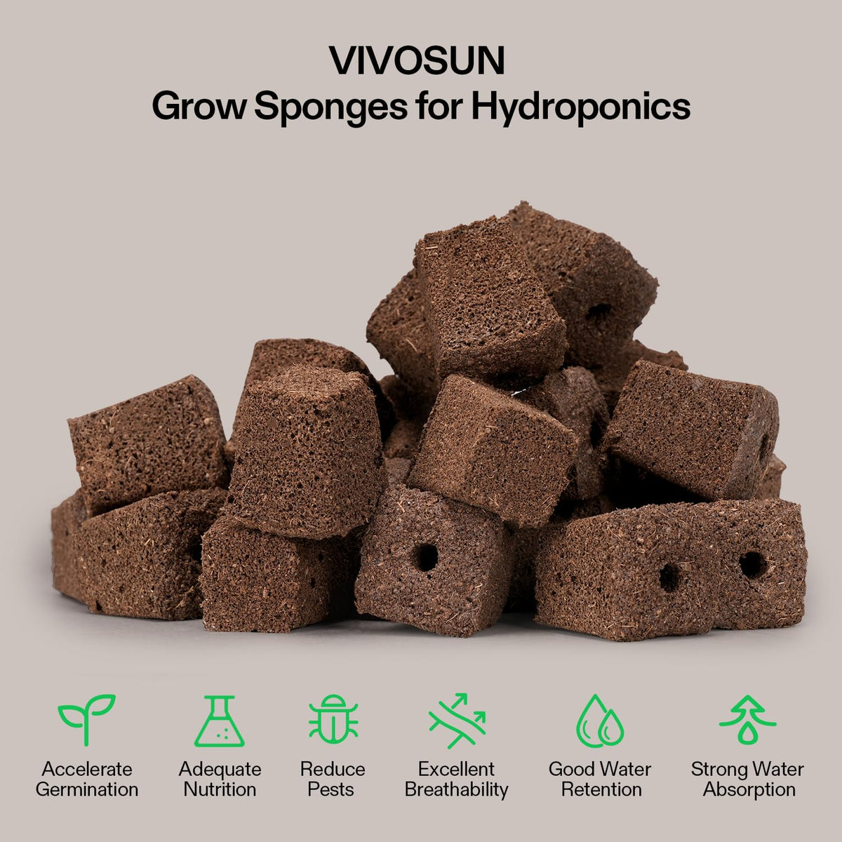 VIVOSUN Hydroponic Grow Kit, 54 Plant Sites