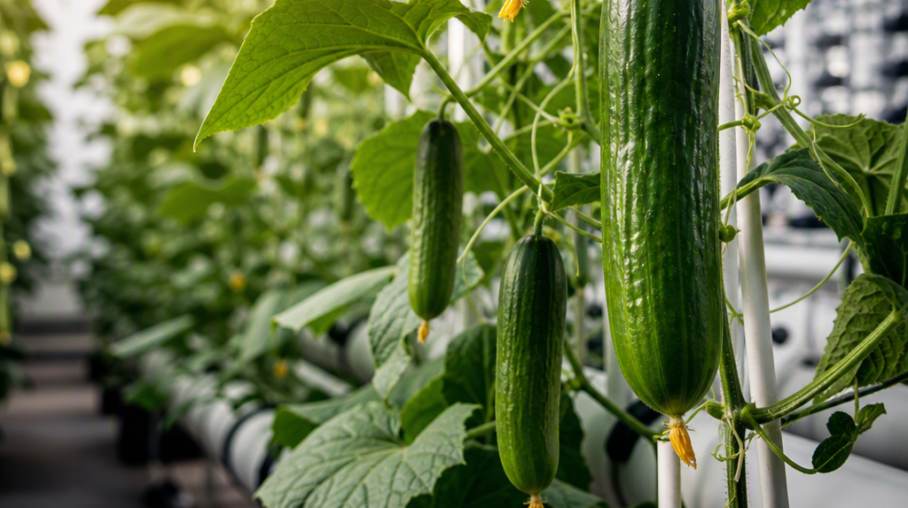 Growing Cucumbers in a Hydroponic System