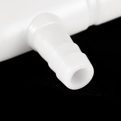 uxcell 5Pcs 8mm to 5.5mm 3 Ways Air Line Tubing Splitter Connector Fish Tank Oxygen Pipe Air Tubing Adapter for Aquarium, White