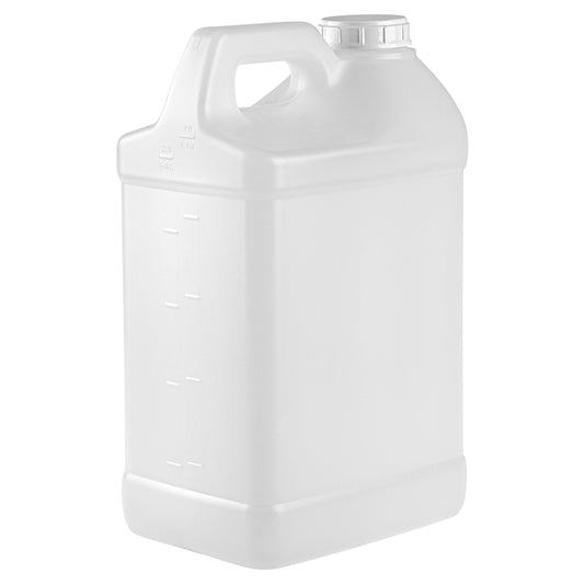 2.5 Gallon Water Jug – Heavy-Duty HDPE Carboy for Automotive Oil, Chemical & Liquid Storage – 10 Quart Mixing Container with Secure Lid – Made in USA